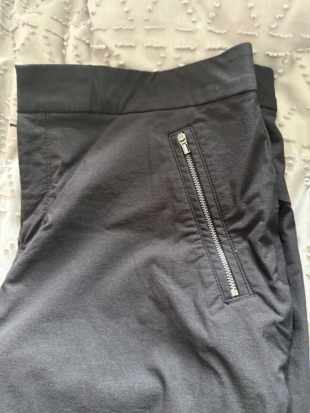 Athleta Black Pants with Zipper Pockets